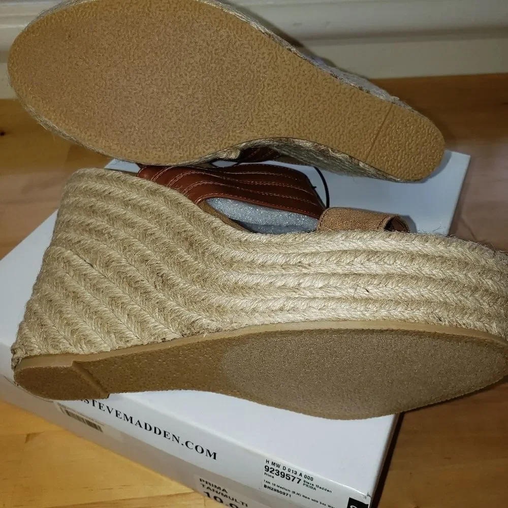 Steve Madden Prima Open Toe Wedge Sandals